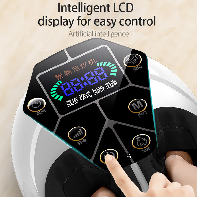 Deep Kneading Foot Massager With Vibration, Acupressure Heating, Pressing Action for Feet & Legs