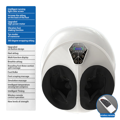 Deep Kneading Foot Massager With Vibration, Acupressure Heating, Pressing Action for Feet & Legs