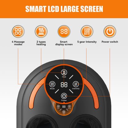 Rhythmic Foot Massager Roller, Full Wrap Airbag, Intelligent Hand Control, Kneading Massage, Four Modes, Five Strength