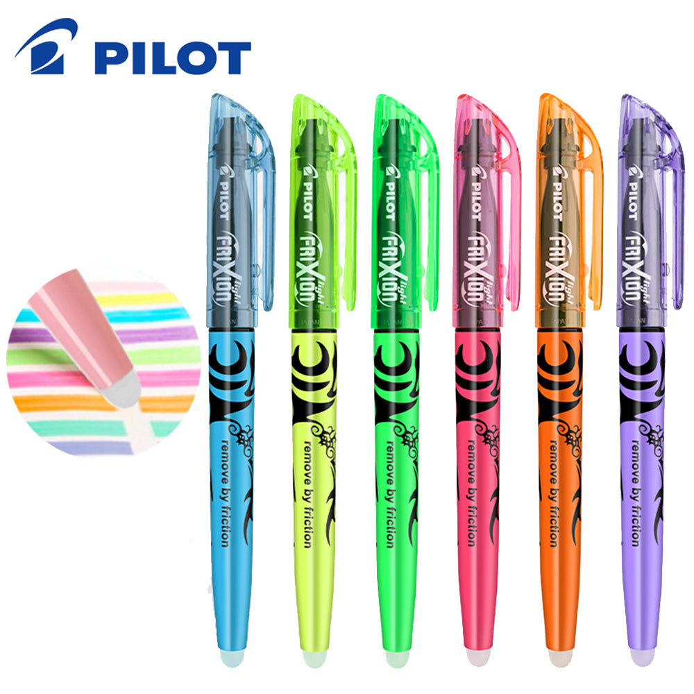 Pilot FRIXION Erasable Highlighters, Student Color Marker Pens, Soft Light Eye Protection, School Supplies