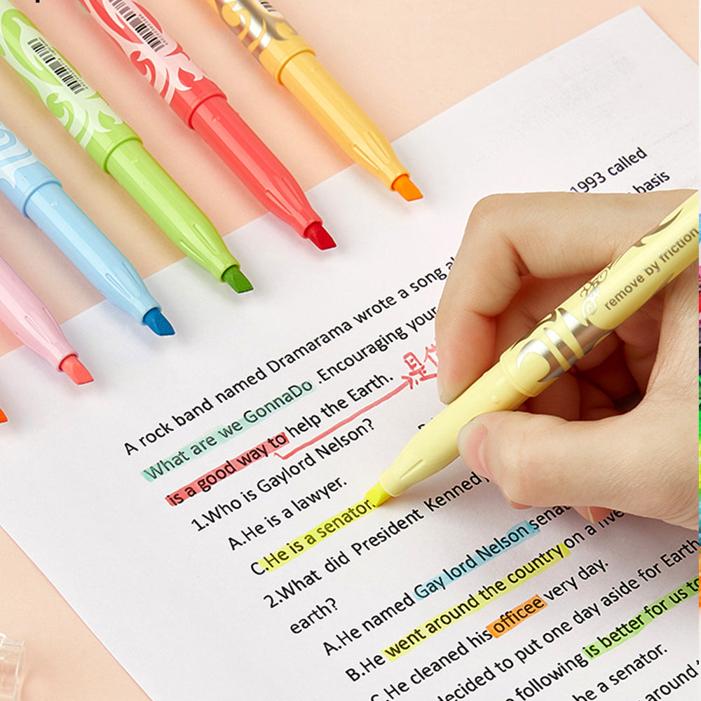 Pilot FRIXION Erasable Highlighters Student Color Marker Pens Soft Light Eye Protection School Supp 2