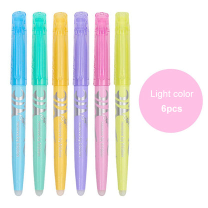 Pilot FRIXION Erasable Highlighters Student Color Marker Pens Soft Light Eye Protection School Supp 6