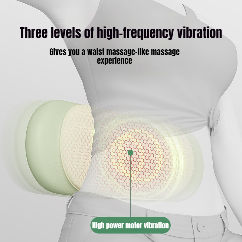 Pulse Heat Lumbar Vertebra Massager Lift Massager Waist Curvature Improvement Compress 2