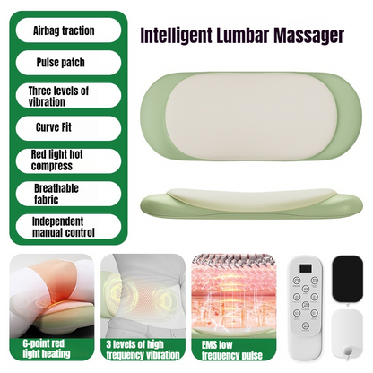 Pulse Heat Lumbar Vertebra Massager Lift Massager Waist Curvature Improvement Compress 4