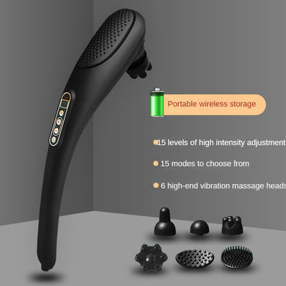 Electric Heating Massage Hammer Stick Wireless Handheld Instrument Cervical Vertebra Waist Tapping  7