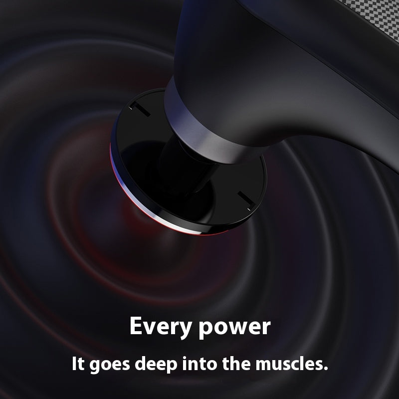 Deep Tissue Massage Gun, Foldable Portable Percussion Massager, Adjustable Heat Cold Head for Muscle, Neck, Body