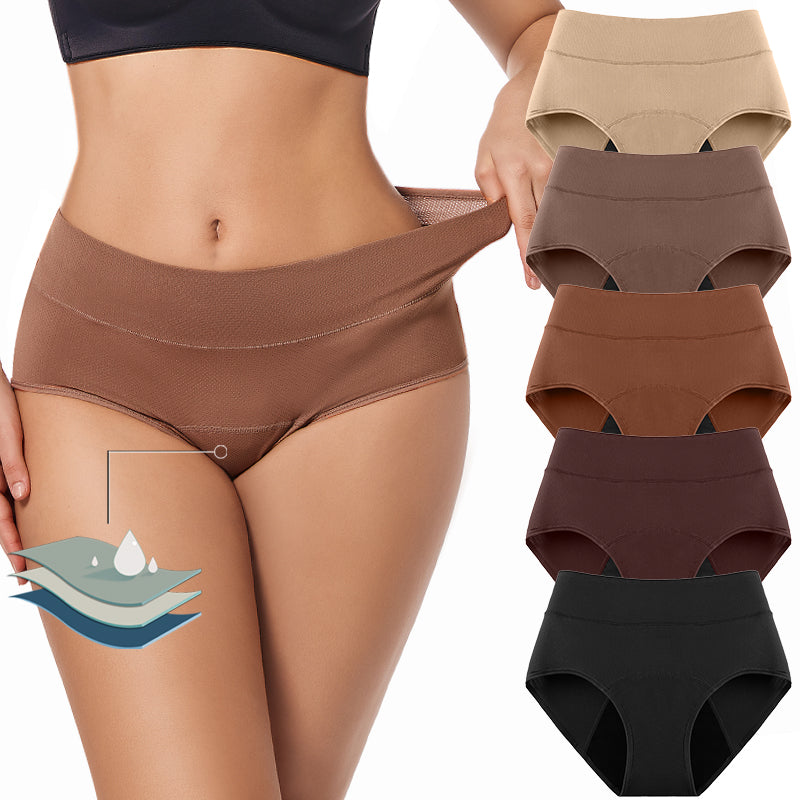 Ultimate Absorption Menstrual Panties for Women, Breathable, Waterproof Briefs for Period, Maternity