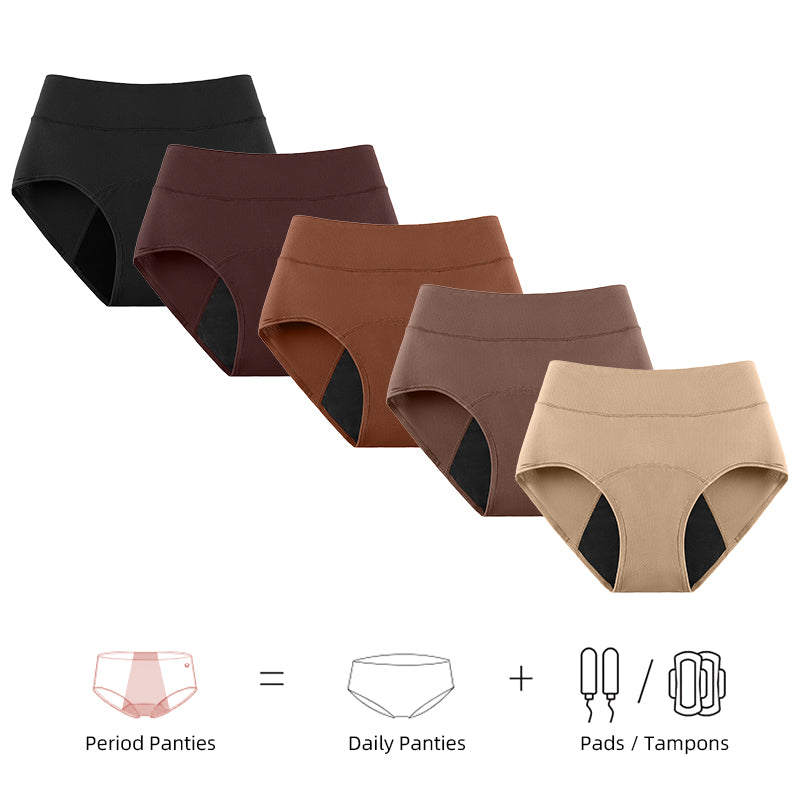 Ultimate Absorption Menstrual Panties For Women Breathable Waterproof Briefs For Period Maternity 4