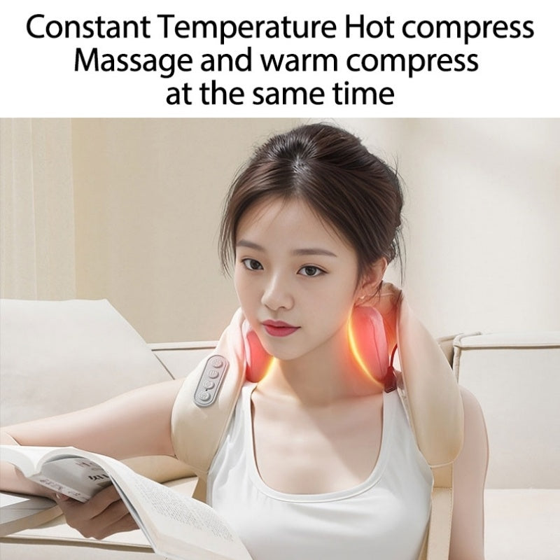 Trapezius Muscle Massager Multifunctional Cervical Massager Shoulder Neck Hot Compress 1