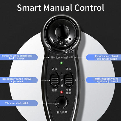 Electric Full Body Massage Chair Shiatsu Cushion Seat Neck Back Waist Leg Infrared Heating Vibratio 3