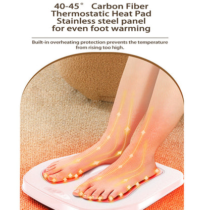 Adjustable Vibration Speed Electric Machine Vibration Foot Leg Trainer With Heat Remote Control For 3
