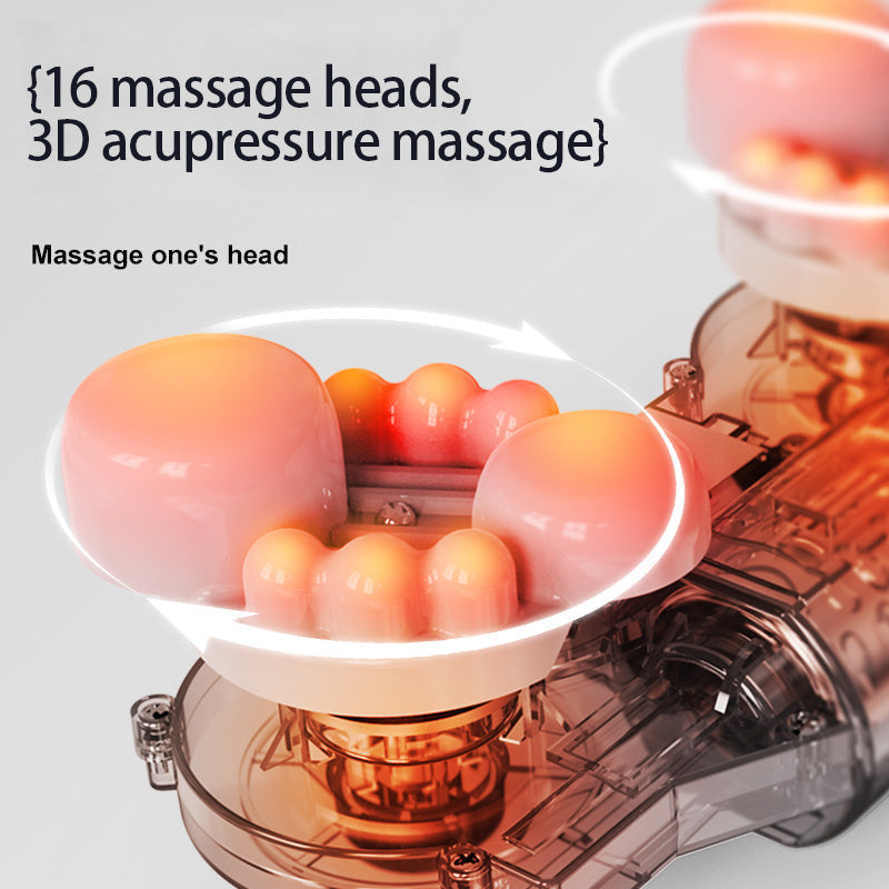 Cervical Massager Neck Massage Pillow Shiatsu Kneaded For Waist Back Shoulder Multifunctional Home  1