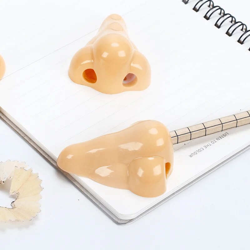 Funny Nose Pencil Sharpener, Creative Nose-Shaped Design for Kids, Perfect as School Supplies, Classroom Reward