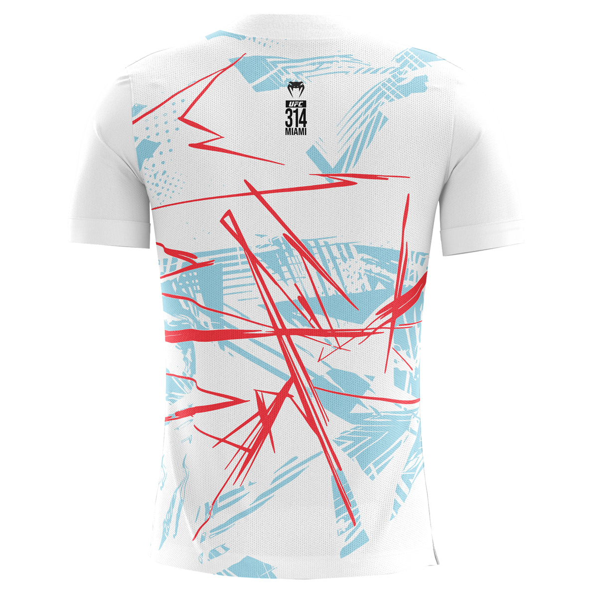 UFC Men Casual Streetwear 2025 New Fashion Line Colorful Striped 3D Print Tee MMA Fitness Short Sle 1