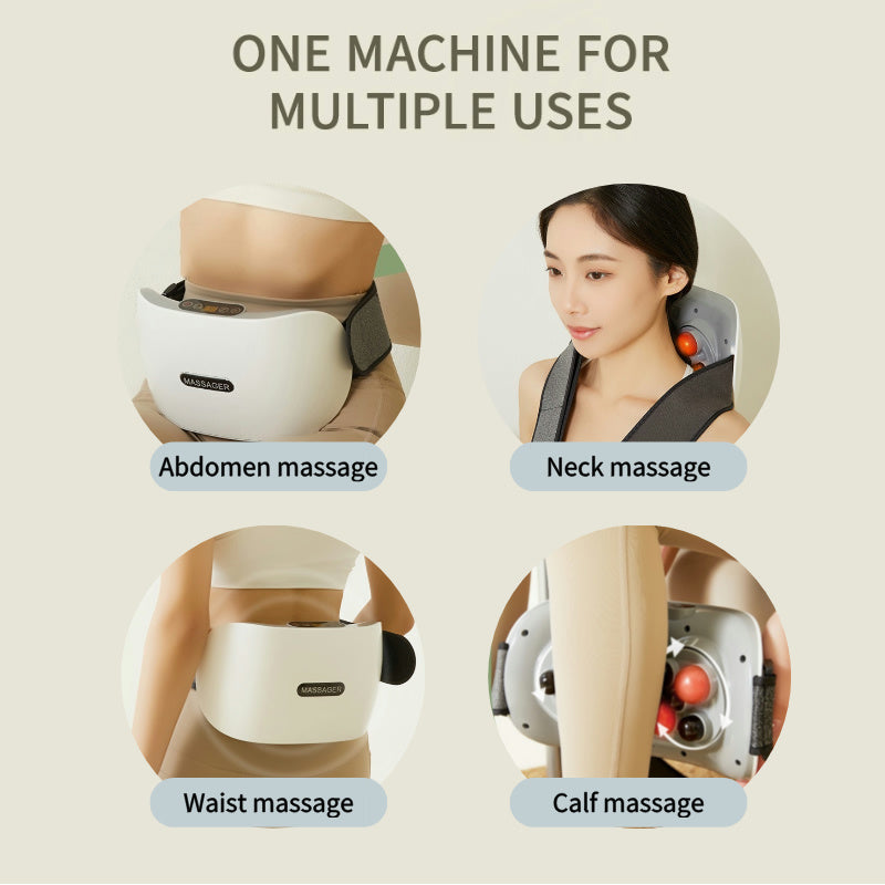 Bian Stone Automatic Abdominal Massager, Belly Rubbing Instrument, Waist and Abdomen Dual-use, Promote Intestinal