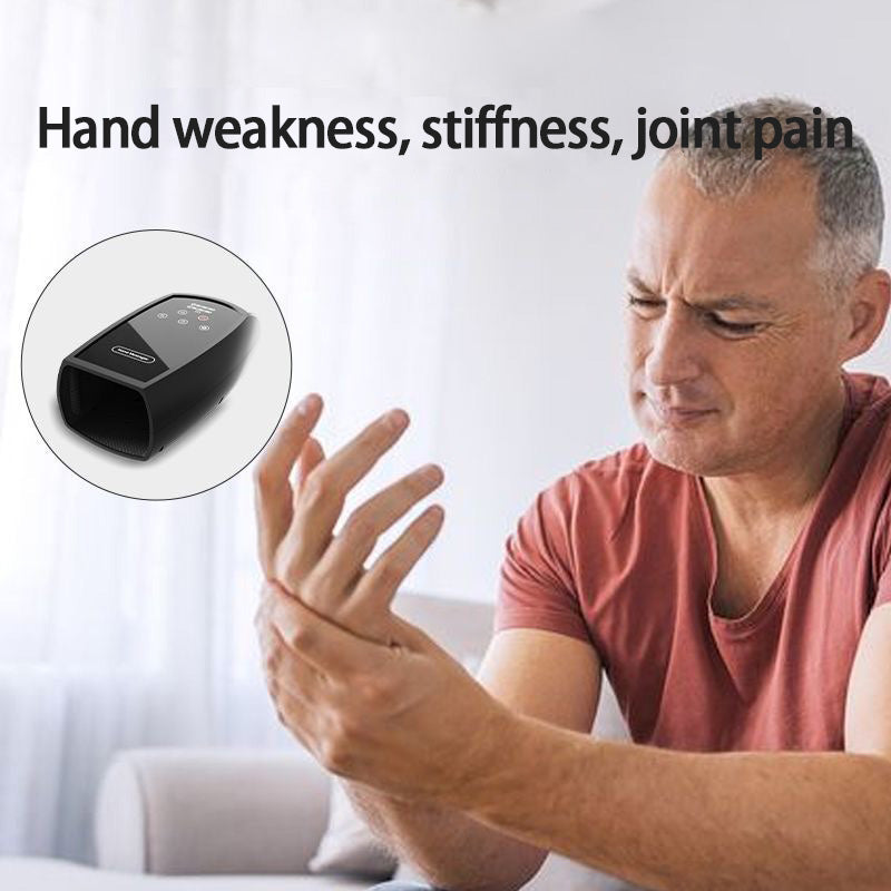 Heated Electric Hand Massager, Airbag Compression Palm Massage, Finger Massage Machine, Rechargeable, Relieve Fatigue