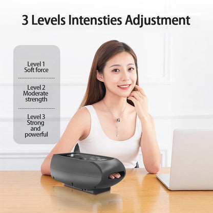 Heated Electric Hand Massager, Airbag Compression Palm Massage, Finger Massage Machine, Rechargeable, Relieve Fatigue