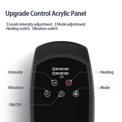 Heated Electric Hand Massager, Airbag Compression Palm Massage, Finger Massage Machine, Rechargeable, Relieve Fatigue