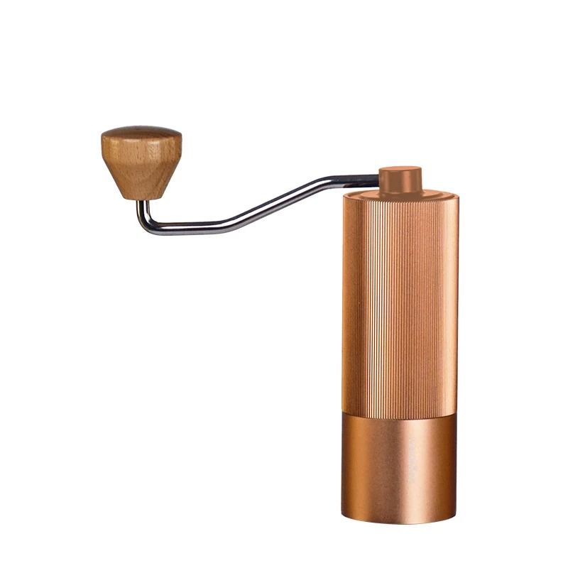 Manual Stainless Steel Coffee Grinder With Burr Mill 6