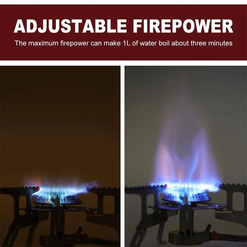 Portable Camping Gas Stove 3500W Folding Outdoor Burner 4