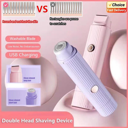 2 In 1 Electric Razor For Women Rechargeable Hair Remover 1