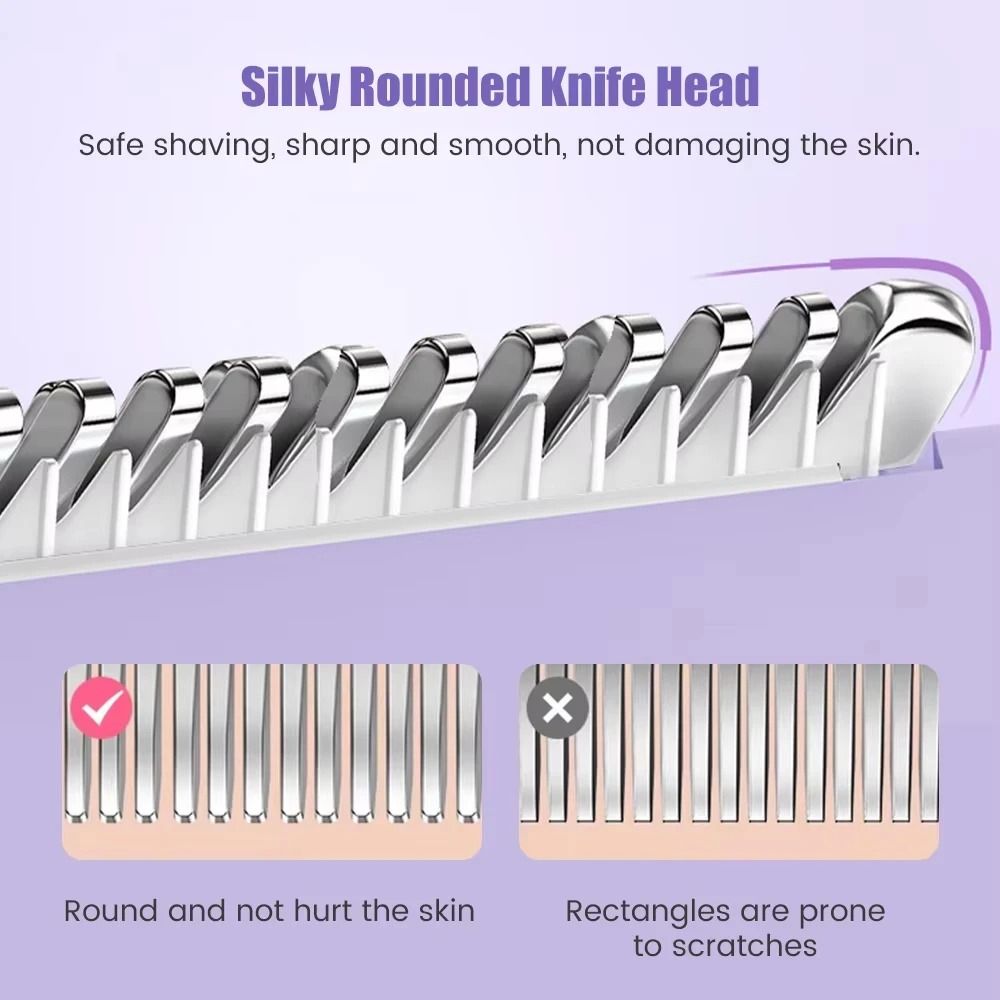 2 In 1 Electric Razor For Women Rechargeable Hair Remover 2