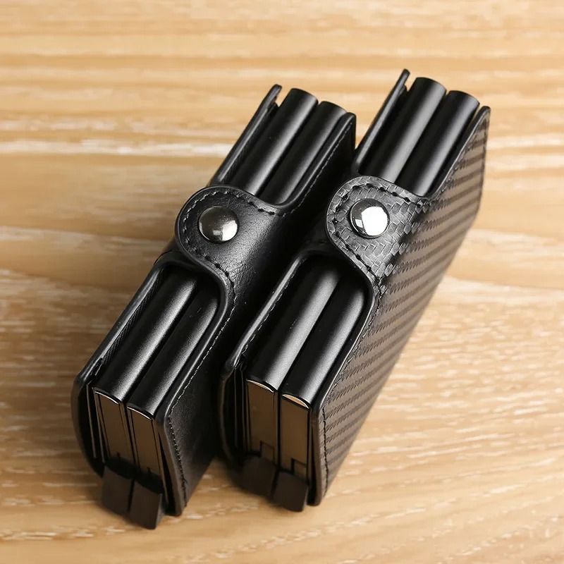 RFID Blocking Carbon Fiber Card Holder Wallet