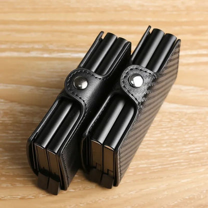 RFID Blocking Carbon Fiber Card Holder Wallet
