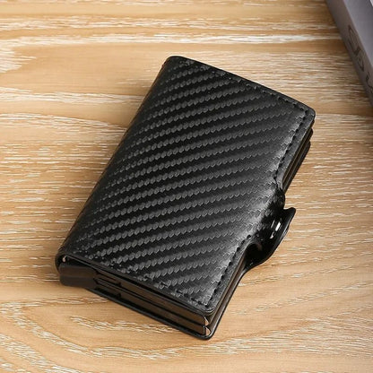 RFID Blocking Carbon Fiber Card Holder Wallet 1