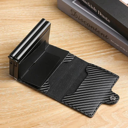 RFID Blocking Carbon Fiber Card Holder Wallet 2