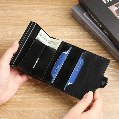 RFID Blocking Carbon Fiber Card Holder Wallet 3