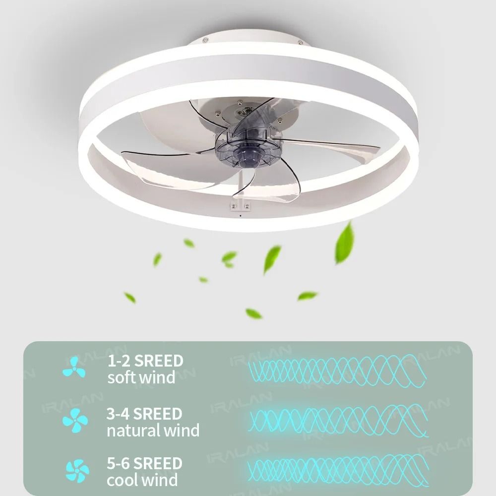 Dimmable Ceiling Fan Light Fixture With Remote 4