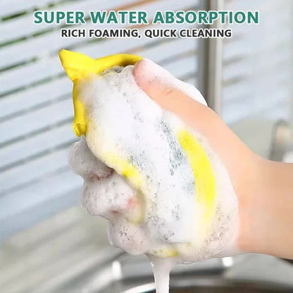 DoubleSided Reusable Dishwashing Sponge Set 3
