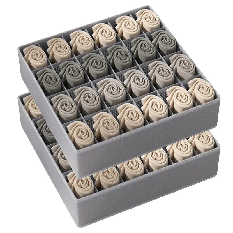 Wardrobe Organizer Storage Box for Bras, Underwear, Socks, and Clothes