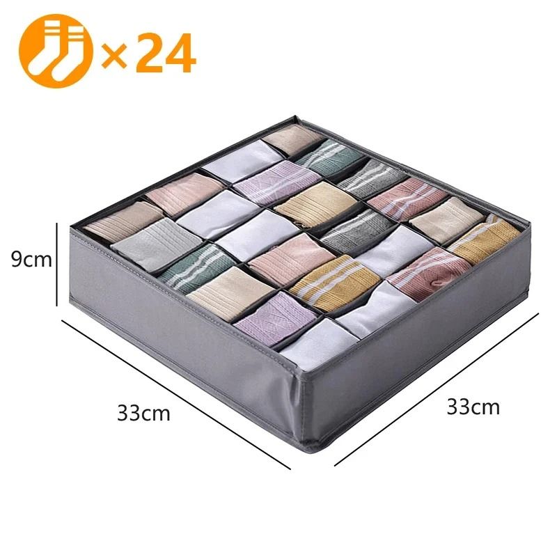 Wardrobe Organizer Storage Box For Bras Underwear Socks And Clothes 12