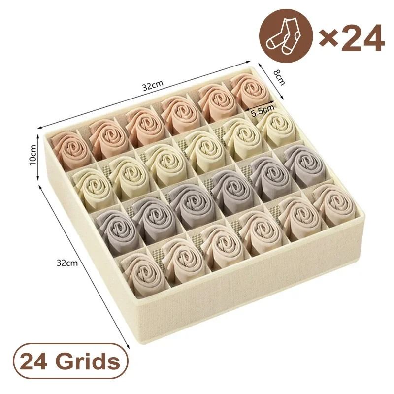 Wardrobe Organizer Storage Box For Bras Underwear Socks And Clothes 4