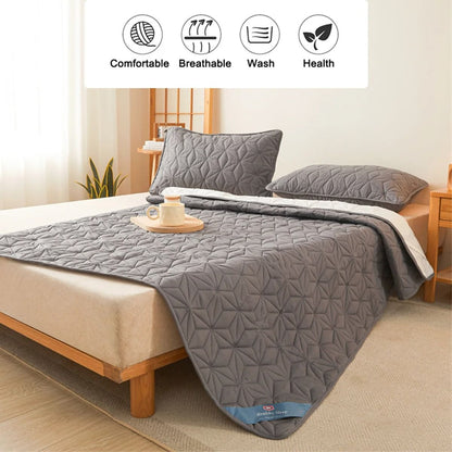 Waterproof Quilted Mattress Topper With Elastic Band Bed Protector Pad 3