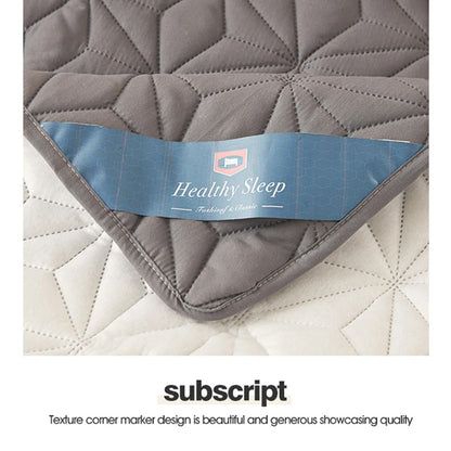 Waterproof Quilted Mattress Topper With Elastic Band Bed Protector Pad 5