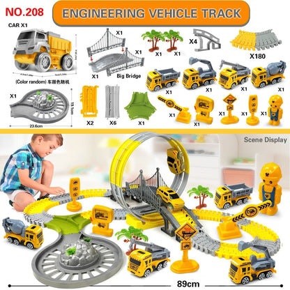Kids Magic Climbing Track Car Set 6