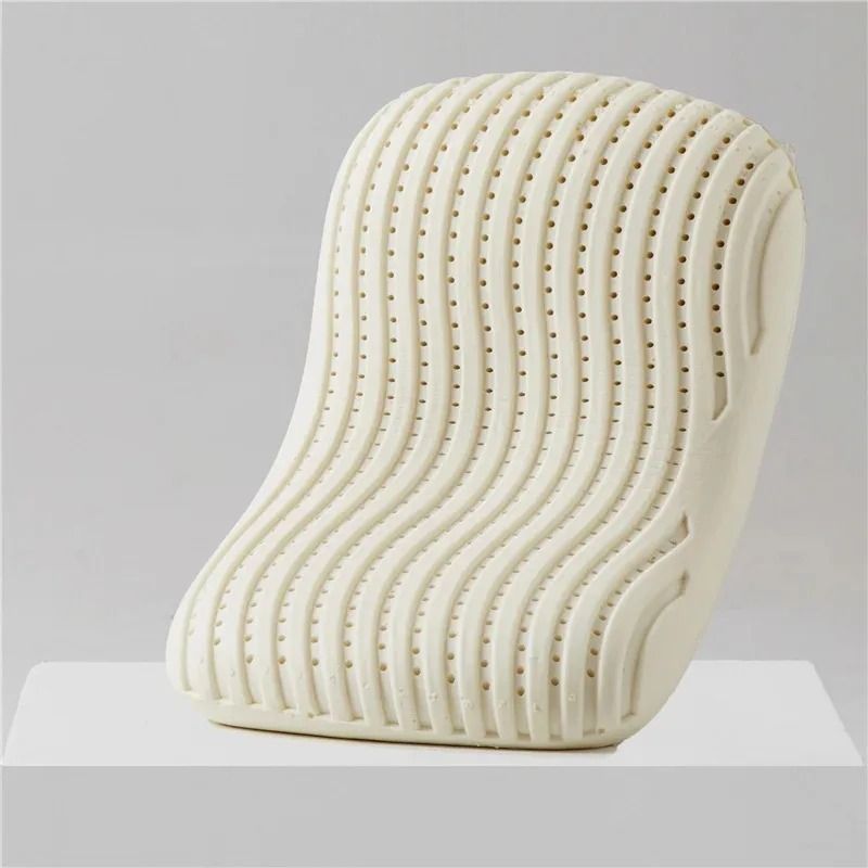 Natural Latex Pillow With Cotton Cover For Neck Pain Relief And Comfortable Sleep 3