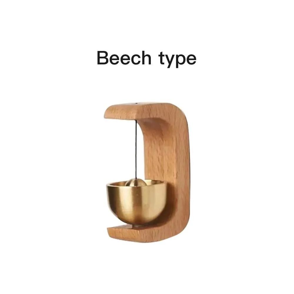 Magnetic Wooden Wind Bell With Copper Chime For Home Or Car 6