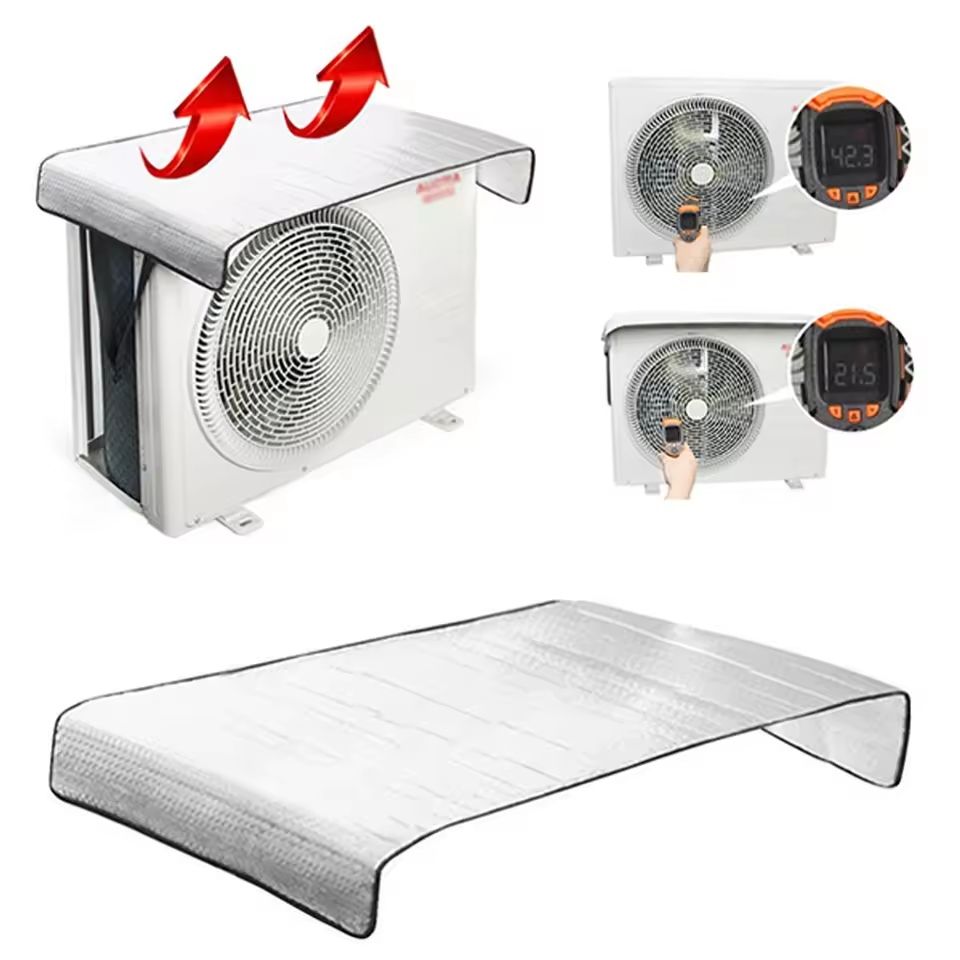 Waterproof Outdoor Air Conditioner Cover 18.1 x 37.4 in Sun Rain Dust Protection