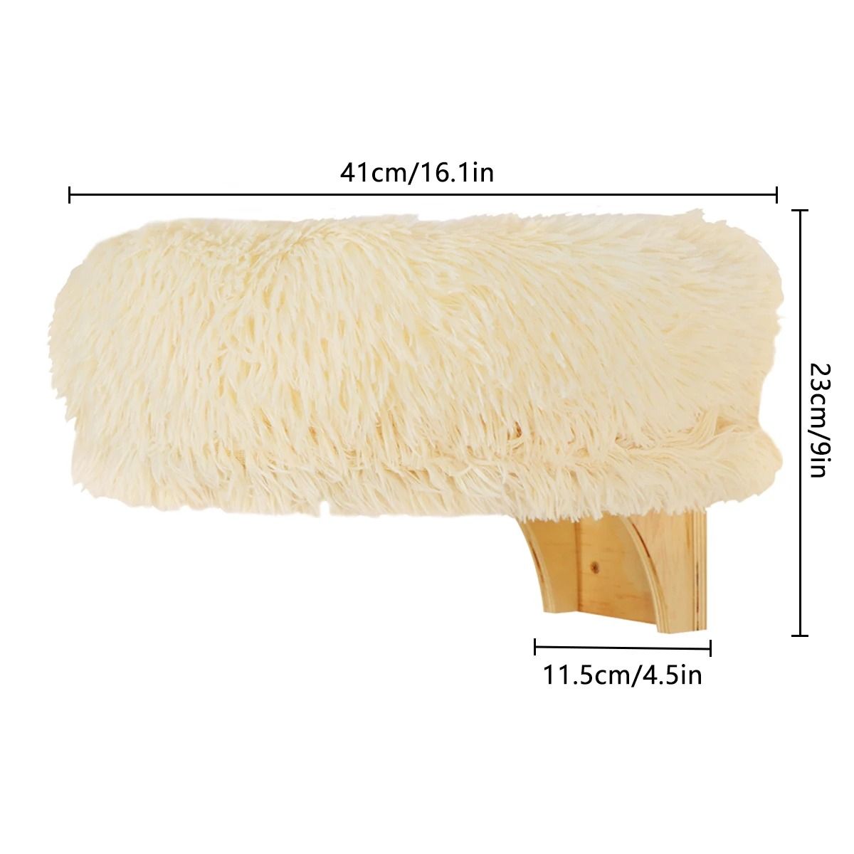 Wall Mounted Wooden Cat Perch Bed 5