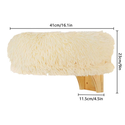 Wall Mounted Wooden Cat Perch Bed 5