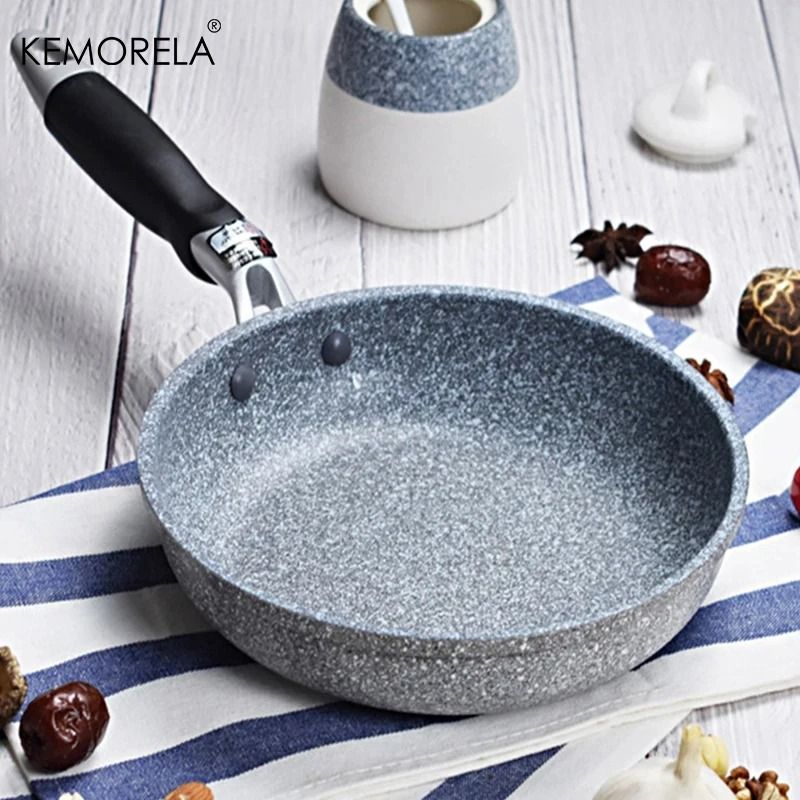 Durable Stone Frying Pan And Wok Non Stick Cookware For Induction And Gas Stove 1