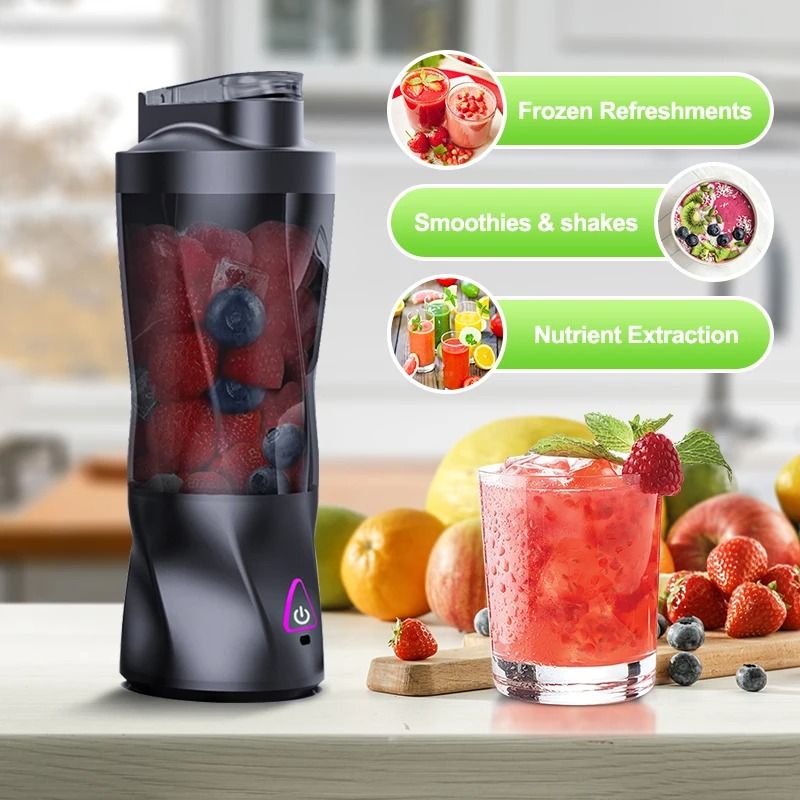 Portable Electric Juicer 700ML USB Rechargeable Smoothie Mixer 1