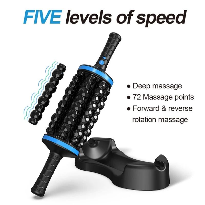 Cordless Rolling Body Massager 360 Percussive Muscle Relaxer 1