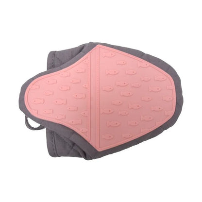 Fish Shaped Silicone Oven Glove Heat Resistant Anti Scald Mitt 8