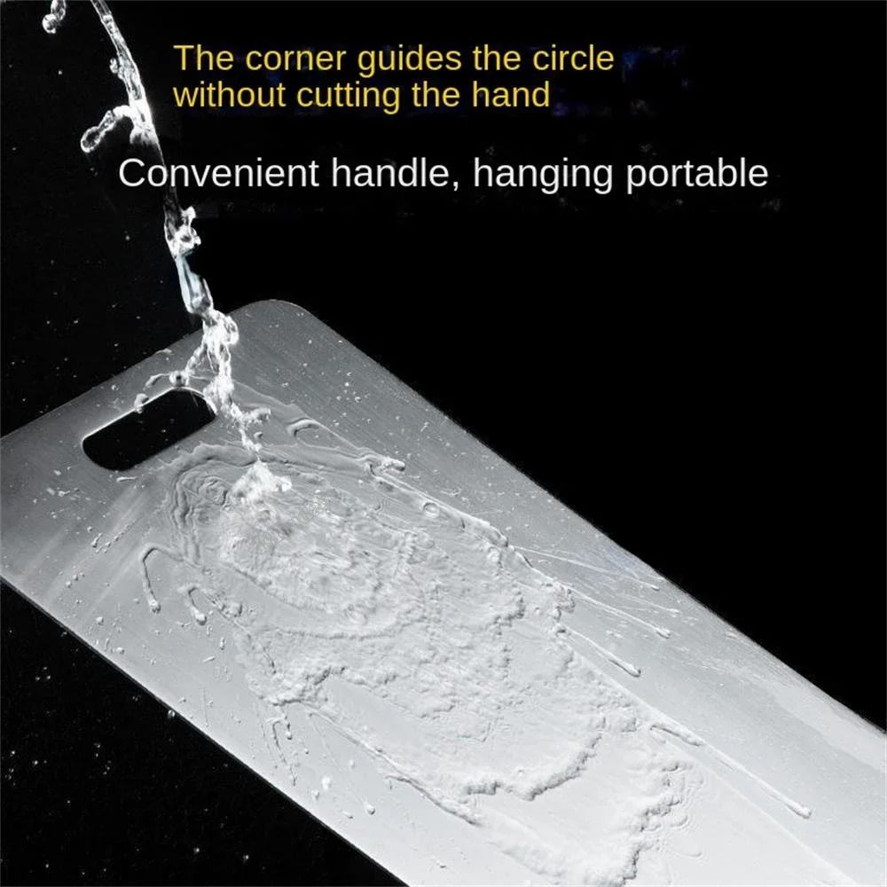 Stainless Steel Cutting Board Double Sided Antibacterial Chopping Board 3