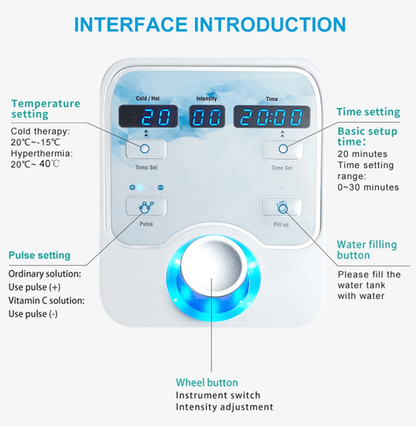 Dcool Cryo Hot Cold EMS Facial Electroporation Machine 3